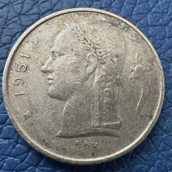 Belçika 1 Frank 1951