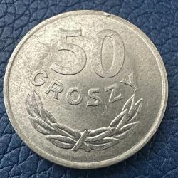 Polonya 50 Groszy 1973. AU