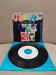 The Moody Blues  ‎–  Nights In White Satin - 1972 Japonya Basım 45lik Plak / Promo