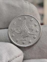 Sultan Abdülhamit 1293/22 Gümüş 2 Kuruş Nadir Çil