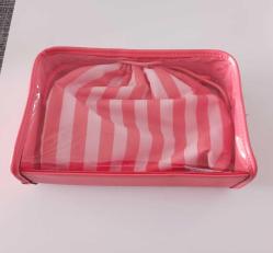 Orjinal Victoria's Secret  Pembe 2 li Makyaj  Çantası Seti   Sıfır Ürün