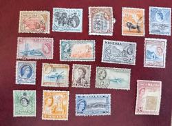 LOT.14 » İngiliz Sömürgelerl Kraliçe Damgalı lot