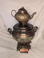 (No117) Erzincan işi büyük boy elektrikli semaver