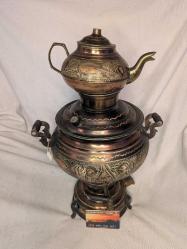 (No117) Erzincan işi büyük boy elektrikli semaver