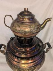 (No117) Erzincan işi büyük boy elektrikli semaver