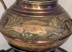 (No117) Erzincan işi büyük boy elektrikli semaver