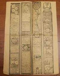 TAŞ BASKI VEFK TILSIM KORUYUCU DUALAR. KOLEKSİYONLUK. NADİR.