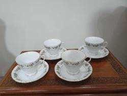 Vintage 1970 ler Yong Sheng Antika porselen cay fincani