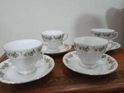 Vintage 1970 ler Yong Sheng Antika porselen cay fincani