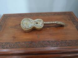 Antika Napoli Italyan El Yapimi Sedef islemeli Gitar Muzik Kutusu