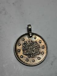 Sultan abdülhamit Gümüş 1 Kuruş orjinaldir 1293/32