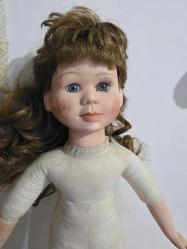 VINTAGE PORSELEN KIZ BEBEK 42 CM GÖRÜLDÜĞÜ GİBİ