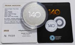 LOT.12 » Darphane İstanbul Ticaret Odası ((İTO)) Hatıra Gümüş..