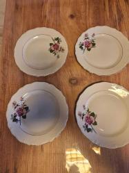 4 adet istanbul porselen tabak