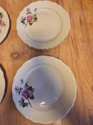 4 adet istanbul porselen tabak