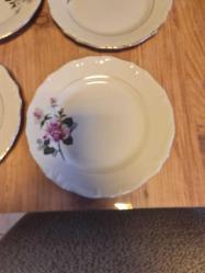 4 adet istanbul porselen tabak