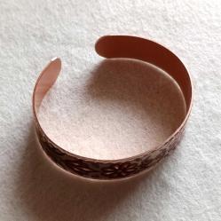 Bakır el işçilikli lüks bilezik - İnce dar model BLZ-İNC-02