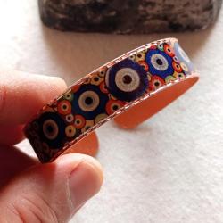 Bakır el işçilikli lüks bilezik - İnce dar model BLZ-İNC-03