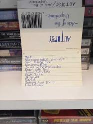 Autopsy - Acts of The Unspeakable -  Kayıt Kaset -