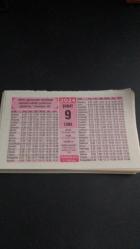 9 Şubat  2024 Hakikat orijinal takvim yaprağı doğum günü - özel gün hediyesi