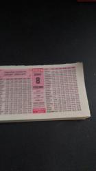 8  Şubat  2024 Hakikat orijinal takvim yaprağı doğum günü - özel gün hediyesi