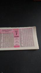 7  Şubat  2024 Hakikat orijinal takvim yaprağı doğum günü - özel gün hediyesi