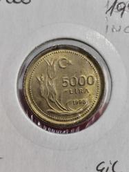 1998 Yılı 5000 Lira Çil