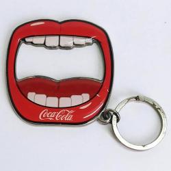 Coca Cola Ağız Formunda Metal Anahtarlık