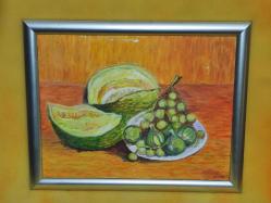 20272-HALİME 2004 İMZALI YAĞLI BOYA RESİM TABLO