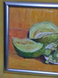 20272-HALİME 2004 İMZALI YAĞLI BOYA RESİM TABLO