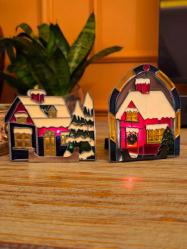 LOT.2 » Avrupa Çift Vitray Tiffany Mumluk