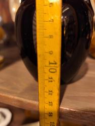 Mineli Altın Vermielli Porselen Vazo