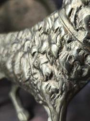 İngiliz Setter Köpek Pirinç Heykeli