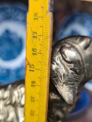 İngiliz Setter Köpek Pirinç Heykeli