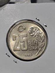 1995 Yılı Dünya Hoşgörü Yılı 25 Bin Lira Çil