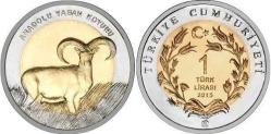 Anadolu Yaban Koyunu 2015 Yılı 1 Lira Hatıra Para Çil
