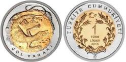 Çöl Varanı 2015 Yılı1 Lira Hatıra Para Çil