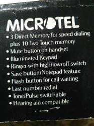 Microtel Model 942 Temmuz 93 uretimi