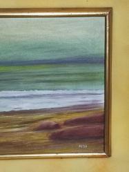 20278-METİN İMZALI YAĞLI BOYA RESİM TABLO **AHŞAP ÇERÇEVELİDİR**