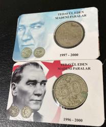 1999 BASIM 25 BİN LİRA VE 1996 BASIM 50 BİN LİRA