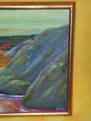 20279-METİN 1981 İMZALI YAĞLI BOYA RESİM TABLO