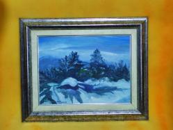 20280-BİLGE TARGAN 2002 İMZALI YAĞLI BOYA RESİM TABLO