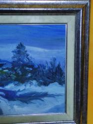 20280-BİLGE TARGAN 2002 İMZALI YAĞLI BOYA RESİM TABLO