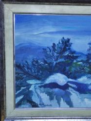 20280-BİLGE TARGAN 2002 İMZALI YAĞLI BOYA RESİM TABLO