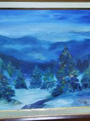 20281-BİLGE TARGAN 2002 İMZALI YAĞLI BOYA RESİM TABLO