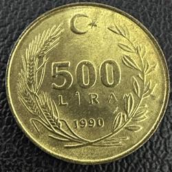 Türkiye 500 Lira 1990