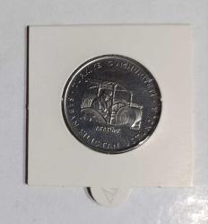 1970 SABAN KILIÇTAN ÜSTÜNDÜR HATIRA AKTOMİNAL 2,5 LİRA MADENİ PARA ÇİL KONDİSYONDA