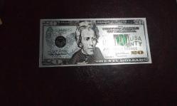 20 AMERİKAN DOLARI  folyo