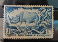 Fransız Ekvator Afrikası 1937 _ damgasız