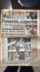 07 ŞUBAT 1999 - FOTOMAÇ SPOR GAZETESİ - TURKISH NEWSPAPER - DOĞUM GÜNÜ /HEDİYESİ - EKSİKSİZ TAM TAKIM GAZETELERİ - FENERBAHÇE - GENÇLERBİRLİĞİ - SERGEN - LÖW - KÖKSAL ÖZBEK - TUNCER ERDOĞAN - TONI SCHUMACHER - OĞUZ - RİDVAN DİLMEN - METİN AŞIK - EYÜP KARADAYI - BALİÇ - MOLDOVAN - RÜŞTÜ - SERKAN - GÜRBÜZ REFİOĞLU - TUGAY - TOSHACK - YILMAZ - CEYLAN GÜRAY - ERTUĞRUL - OHEN - ALİ EREN - DEL SOLAR - SELAMİ  TARAFTAR - FOTOMAÇ - GENÇLERBİRLİĞİ-FENERBAHÇE MAÇI - ŞEYTANIN BACAĞI KIRILDI - HAYSİYET DİVANI KARARI - FENER’DE SULAR DURULDU - TONI SCHUMACHER ANTALYA’DA - BAŞKENT’İN BÜYÜSÜ BOZULDU - MİLLİ TAKIM KAMPLARI - ISO 9002 KALİTE BELGESİ - MORAL GEZİSİ - SERGEN YENİ FORMASINA ALIŞTI - BEŞİKTAŞ SÖKE SÖKE - LİDERLİK YAKIŞTI - HOŞGELDİN OHEN - HAKEM REZALETİ - PUAN DURUMU  GENÇLERBİRLİĞİ 0-3 FENERBAHÇE - BEŞİKTAŞ 2-1 ANTALYASPOR - MANCHESTER UNITED 0-1 FENERBAHÇE (GEÇMİŞ SEZON) -  FENERBAHÇE - GENÇLERBİRLİĞİ - SERGEN - LÖW - KÖKSAL ÖZBEK - TUNCER ERDOĞAN - TONI SCHUMACHER - OĞUZ - RİDVAN DİLME